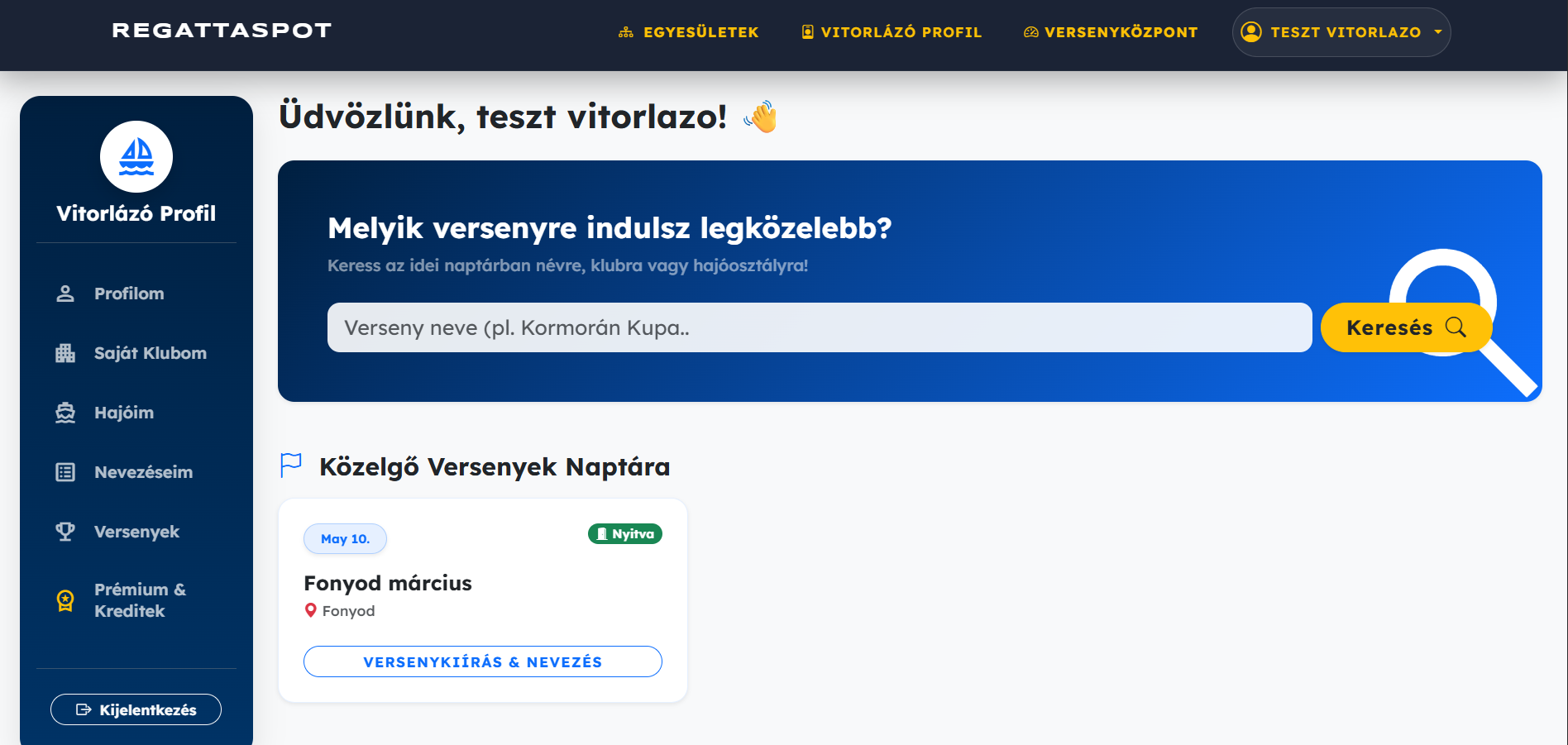 Vitorlázó Központ