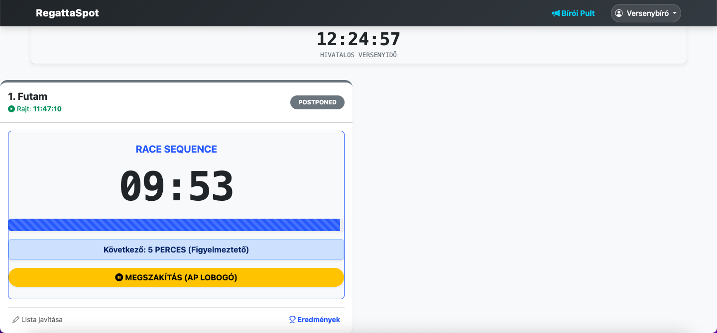 Digitális Rajteljárás